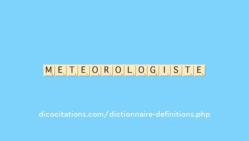 meteorologiste meteorologiste