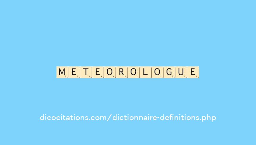 meteorologue meteorologue