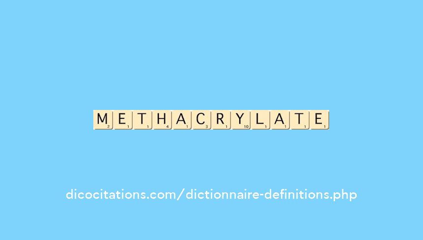 methacrylate