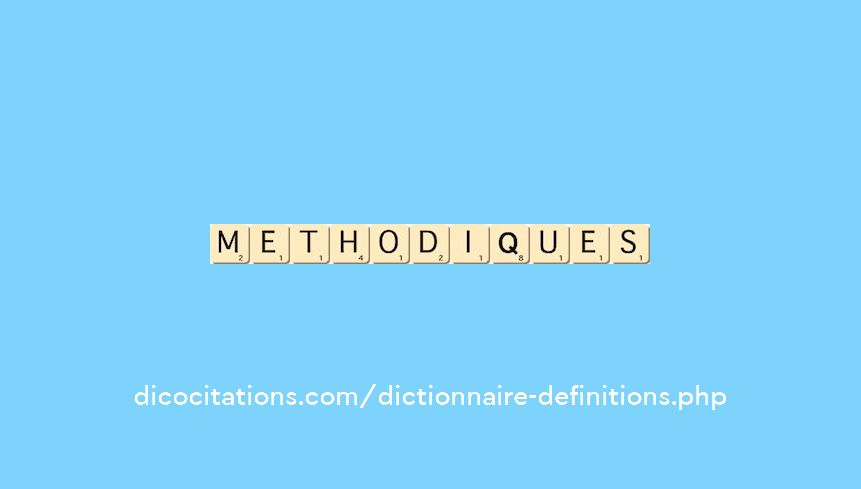 methodiques methodiques