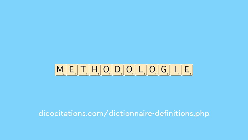 methodologie methodologie