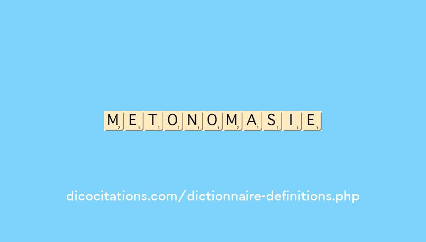 metonomasie