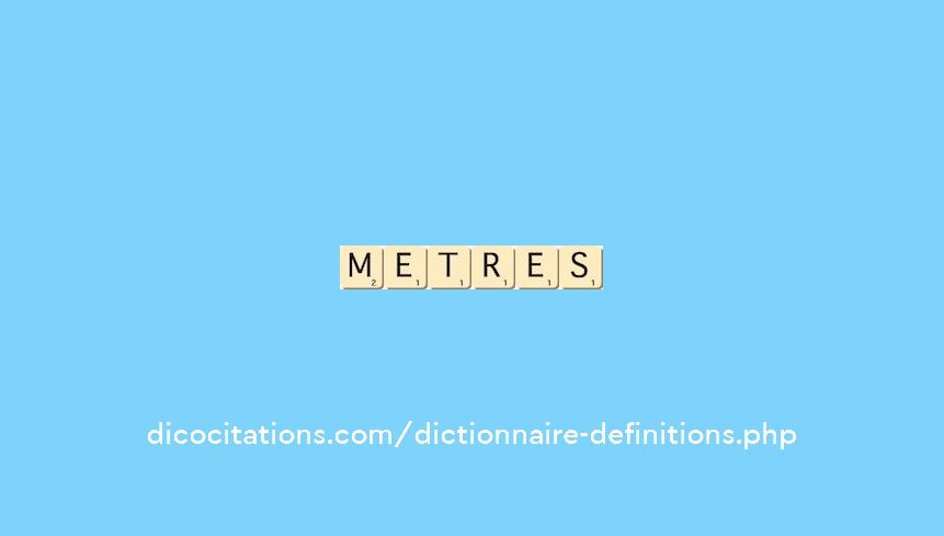 metres metres