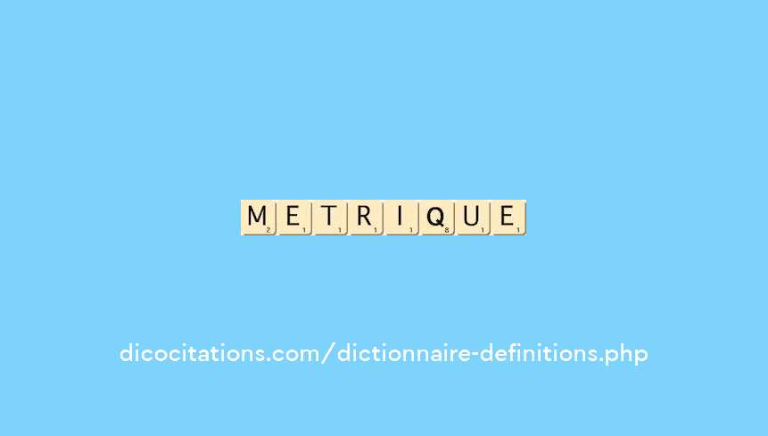 metrique