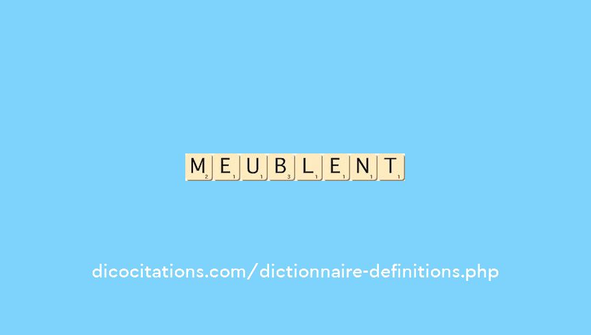 meublent
