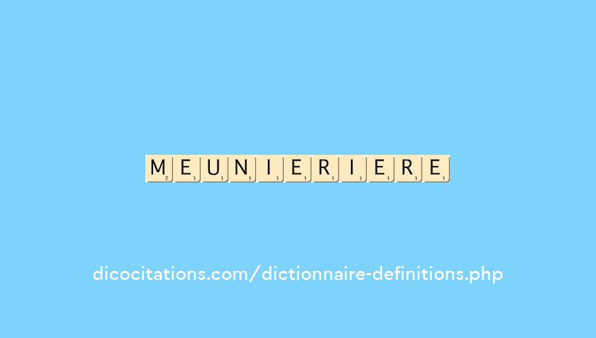 meunier--iere