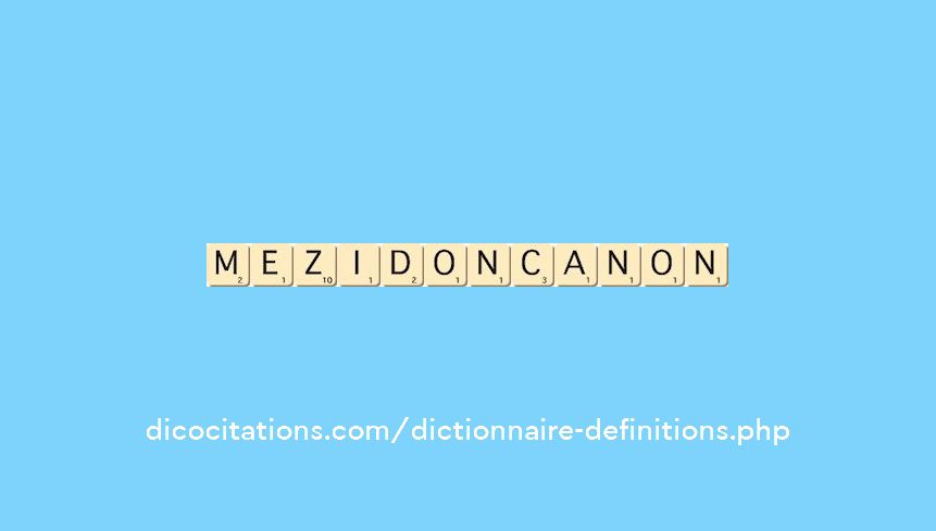 mezidon-canon mezidon-canon