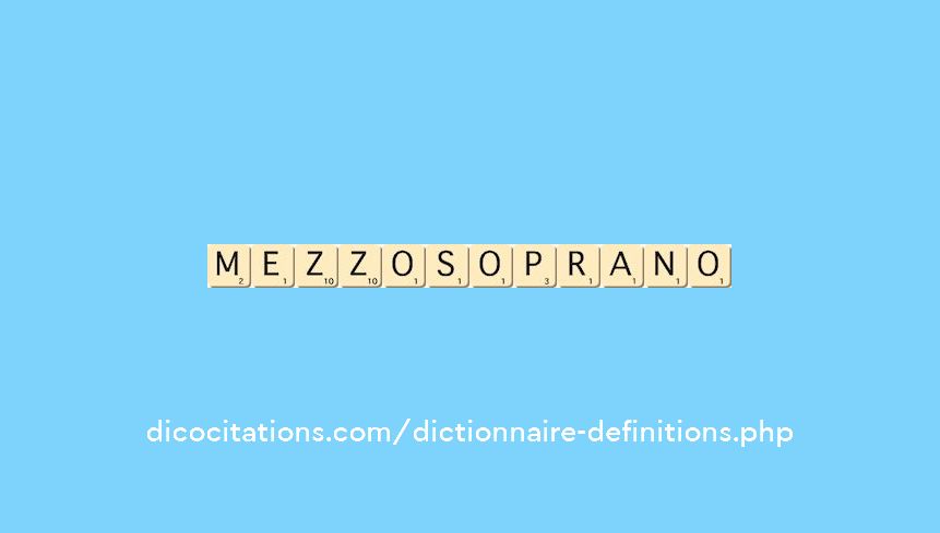mezzo-soprano mezzo-soprano