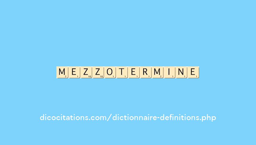 mezzo-termine