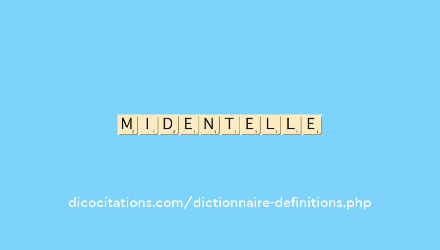 mi-dentelle mi-dentelle