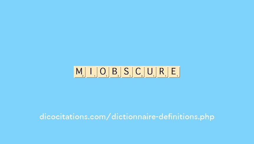 mi-obscure mi-obscure