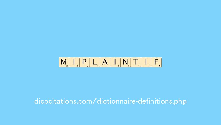 mi-plaintif mi-plaintif