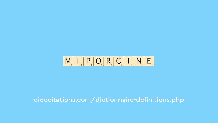 mi-porcine mi-porcine