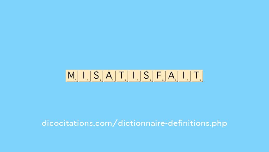 mi-satisfait mi-satisfait