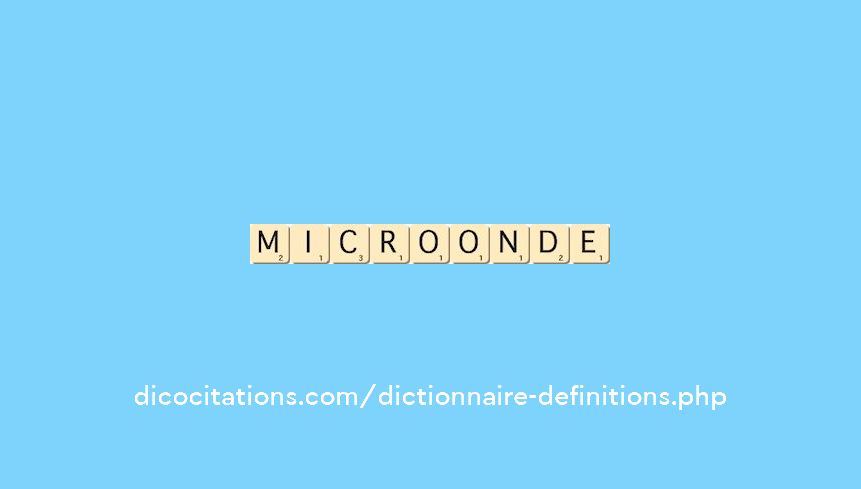 micro-onde