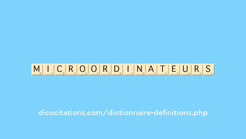 micro-ordinateurs