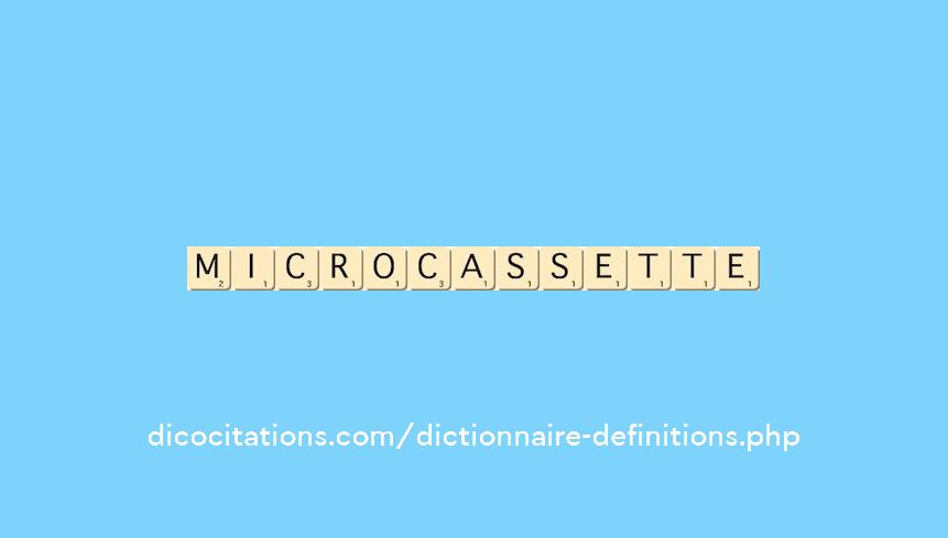 microcassette