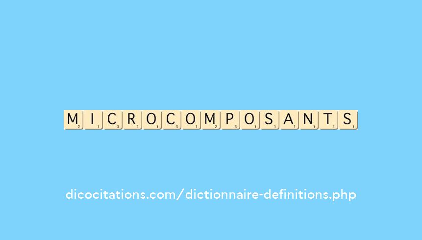 microcomposants microcomposants