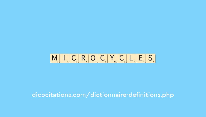 microcycles microcycles