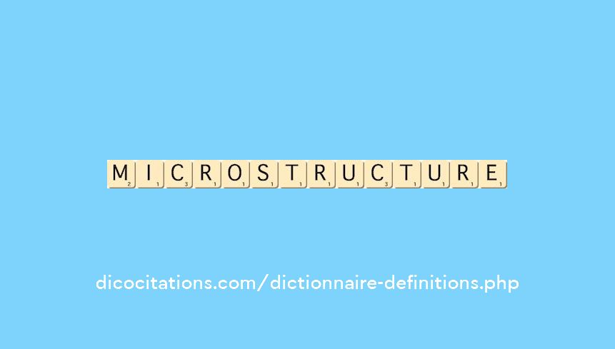 microstructure microstructure