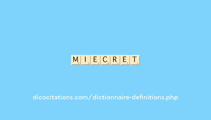 miecret miecret