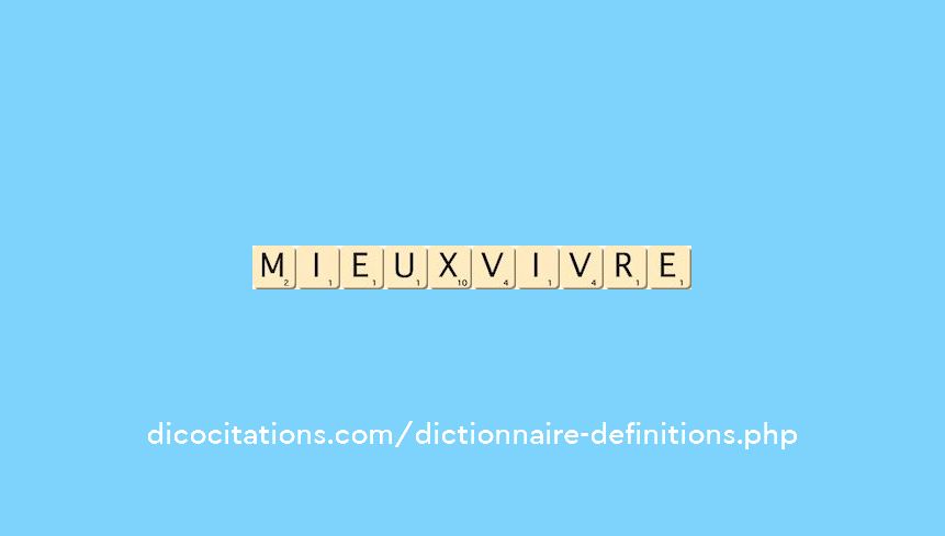 mieux-vivre