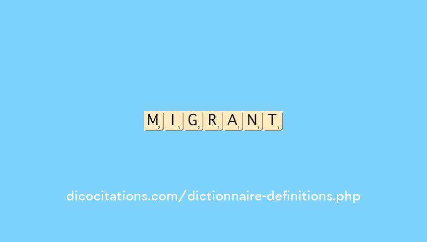 migrant migrant