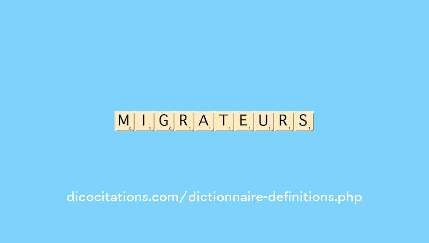 migrateurs migrateurs