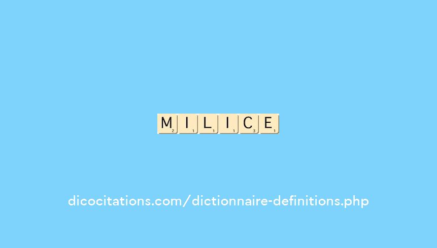 milice milice