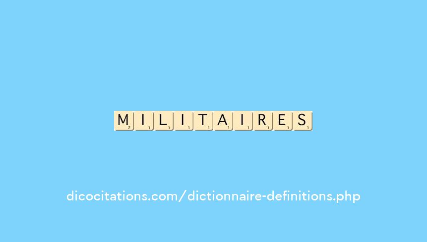militaires militaires