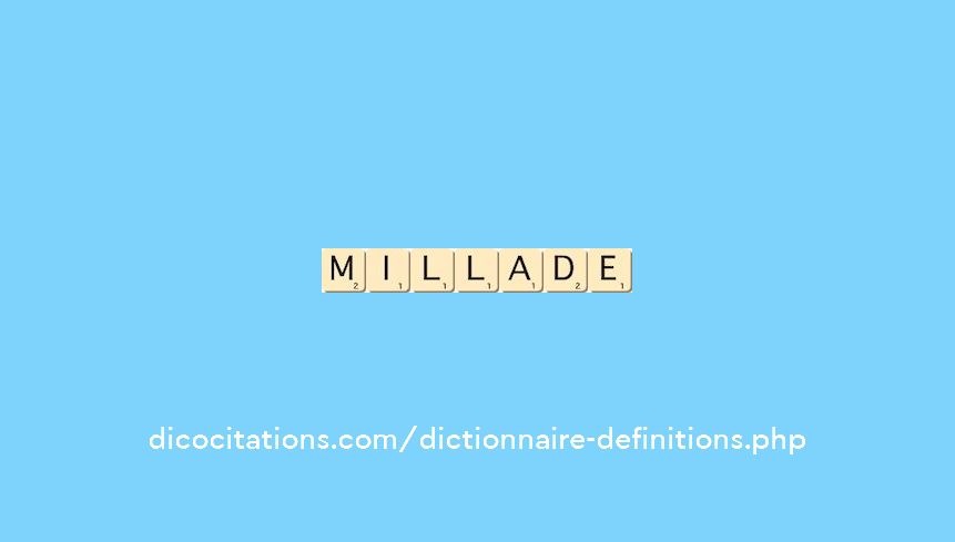 millade