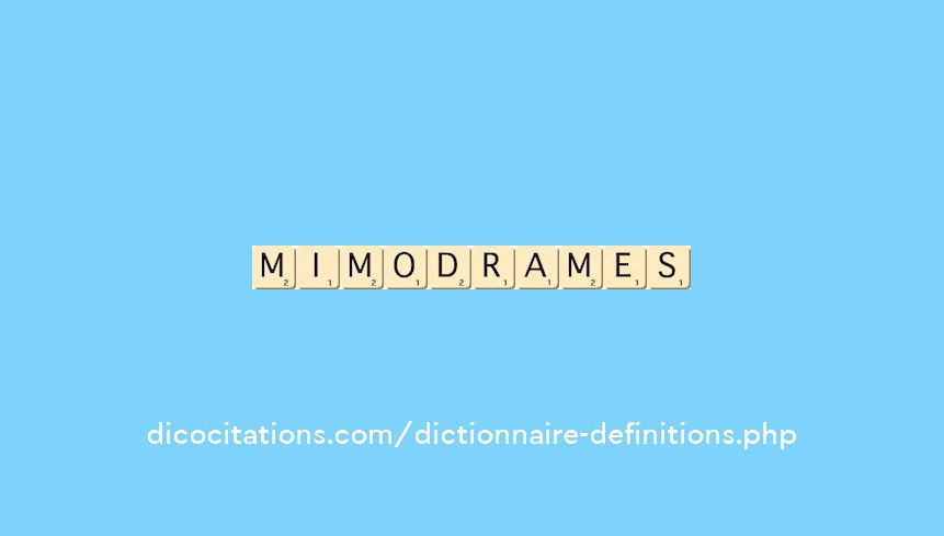 mimodrames mimodrames
