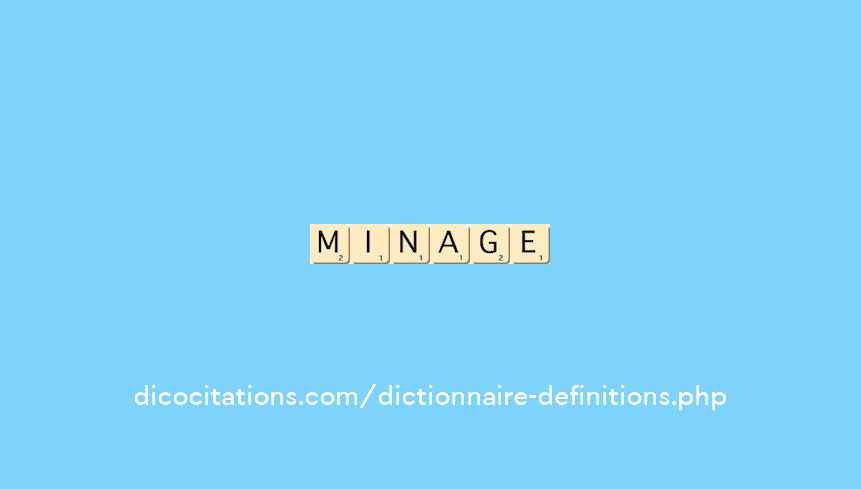 minage