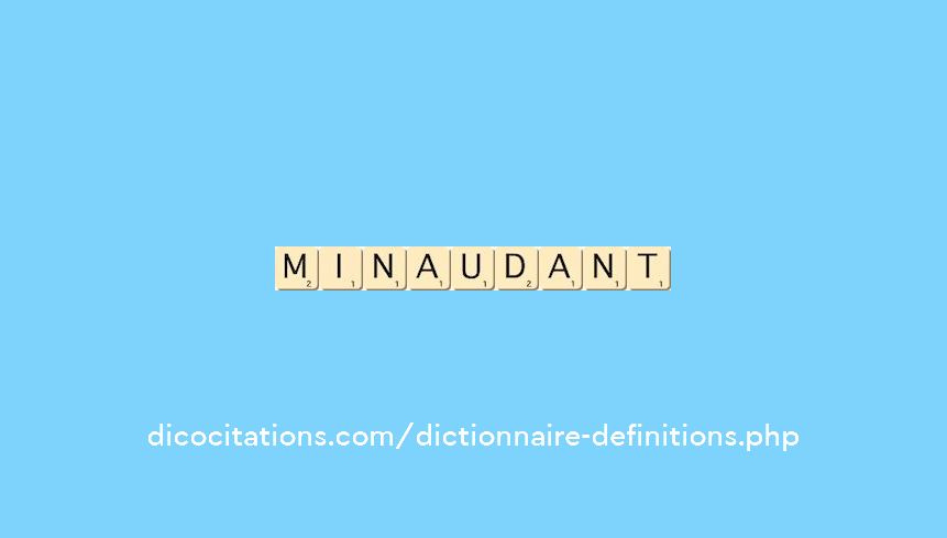 minaudant minaudant