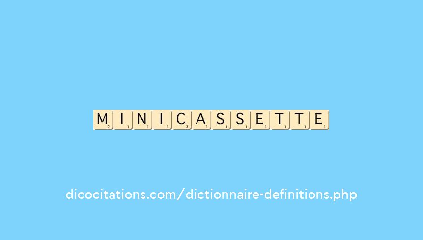 minicassette