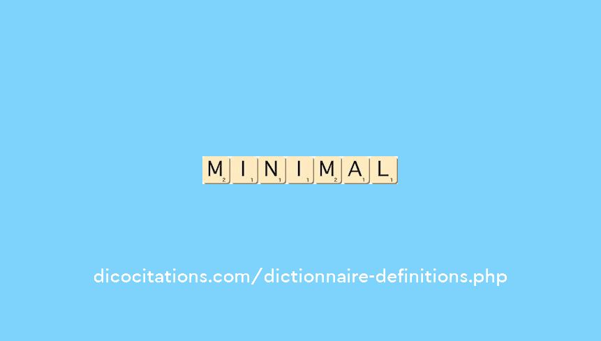minimal minimal