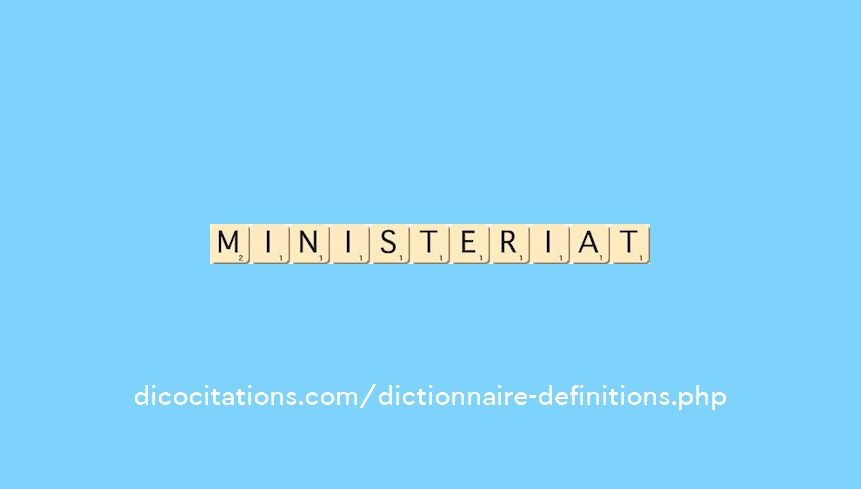 ministeriat