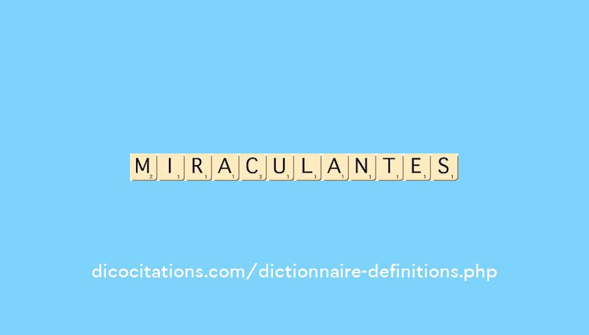 miraculantes miraculantes