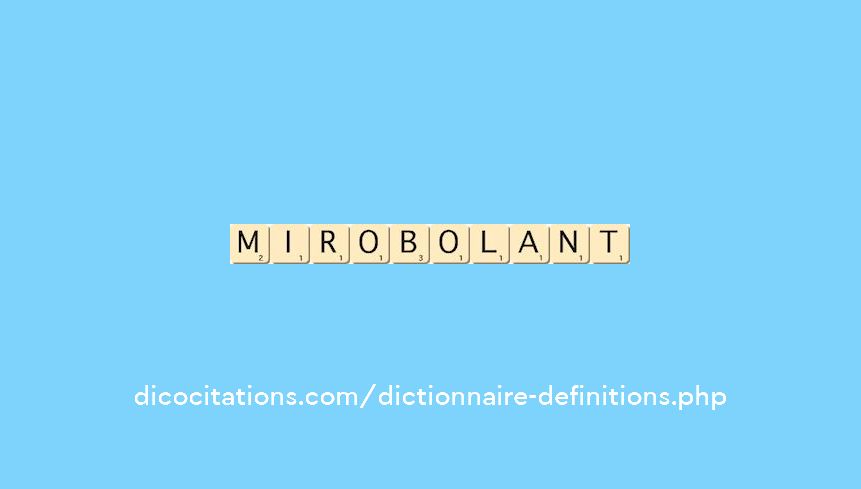mirobolant mirobolant