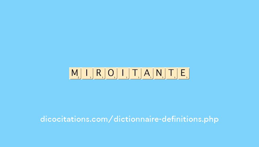 miroitante miroitante
