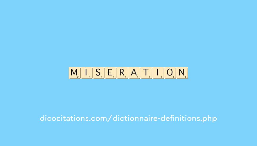 miseration