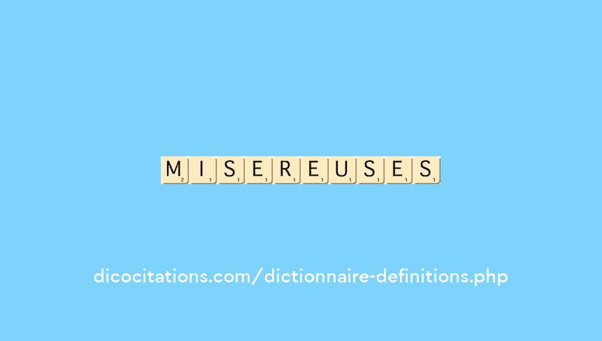 misereuses misereuses