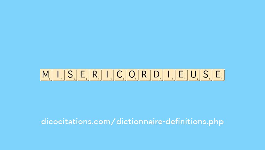 misericordieuse misericordieuse