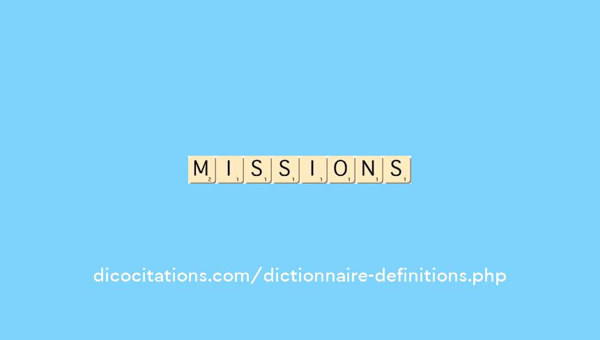 missions