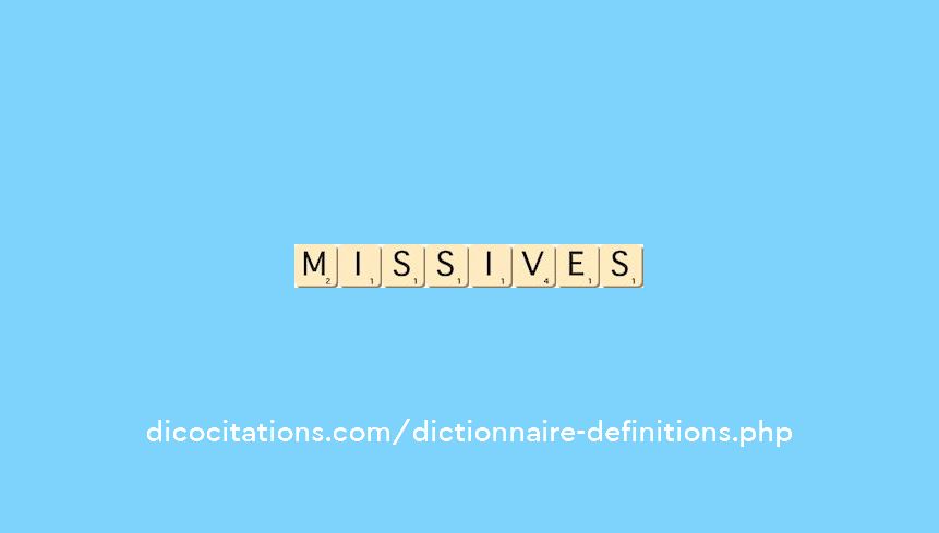 missives missives