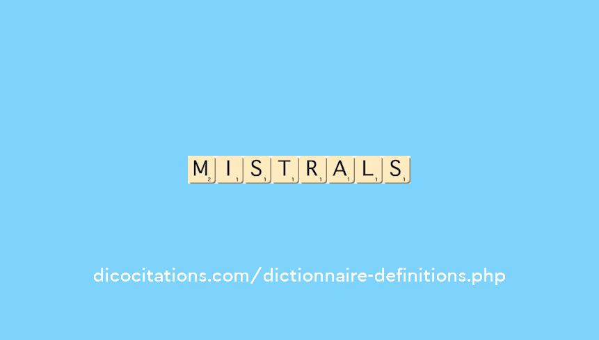 mistrals mistrals