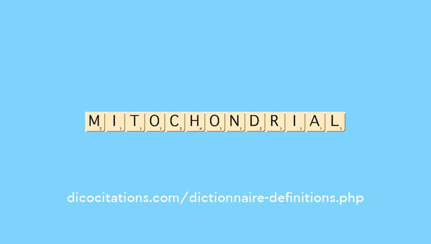 mitochondrial mitochondrial