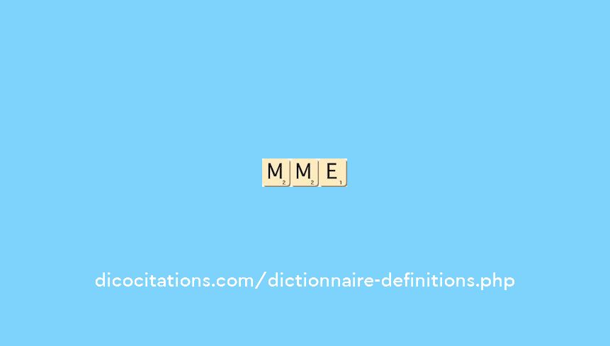 mme mme