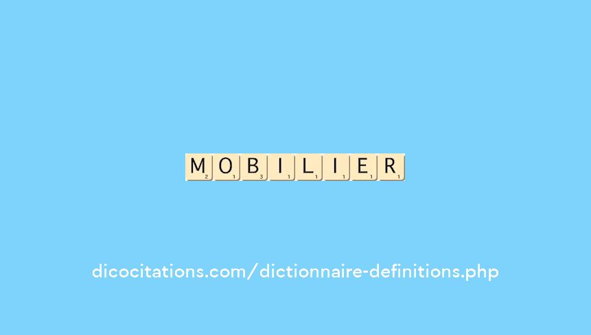 mobilier