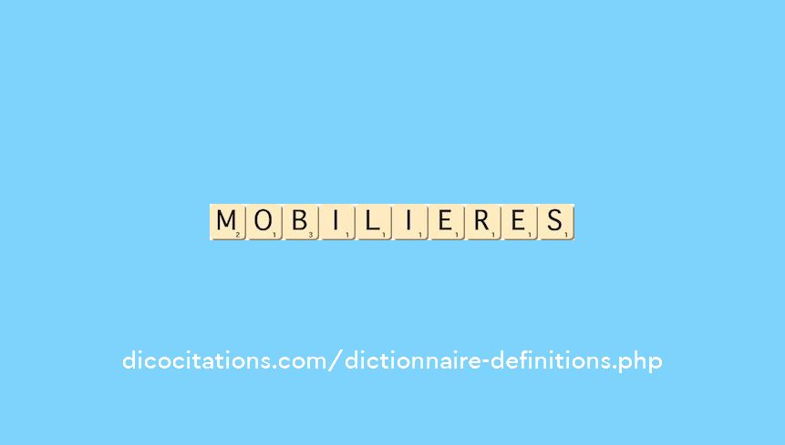mobilieres
